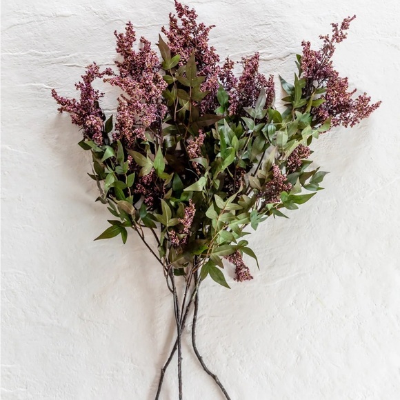 FAUX DUSTY PLUM STEM set off 3 HOUSE OFJADE HOME